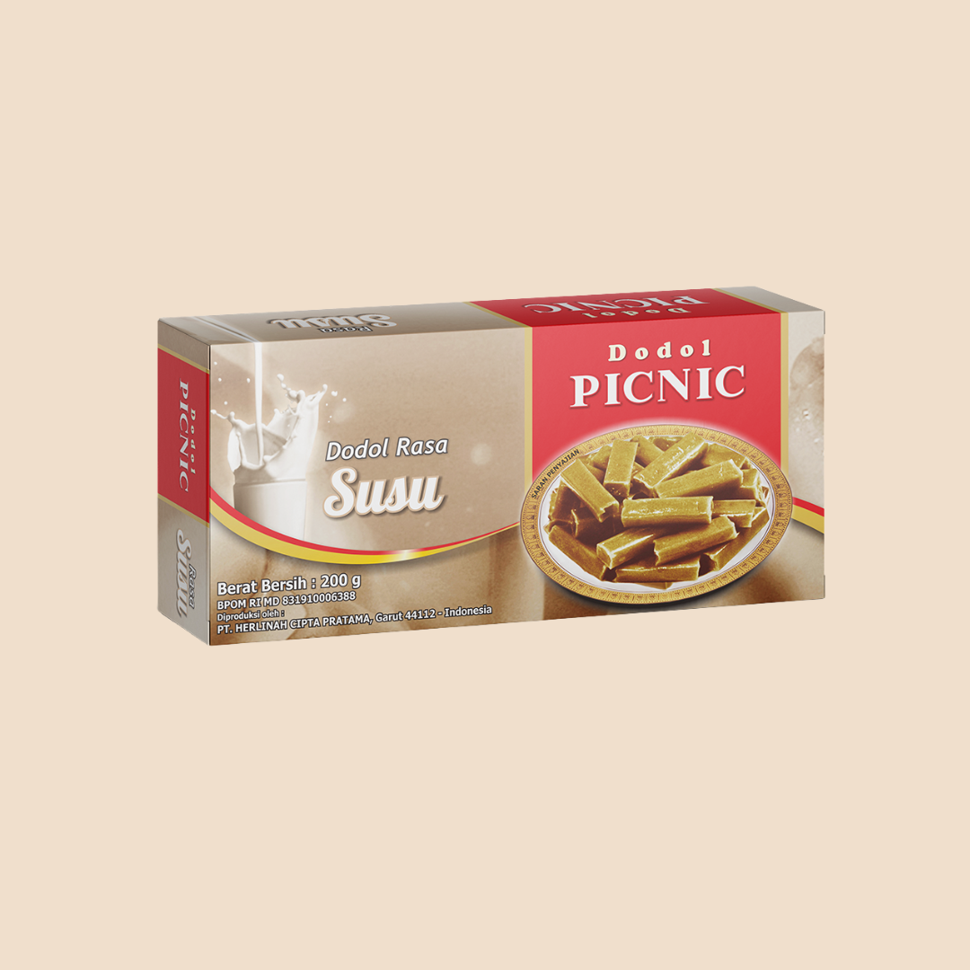 Dodol Garut Rasa Susu 200gr PICNIC