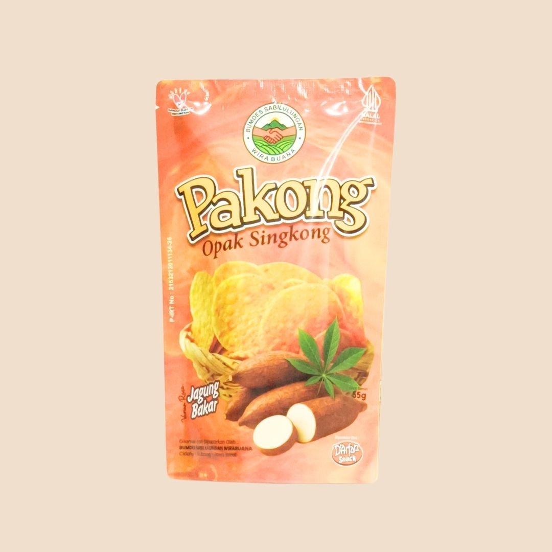 Opak Singkong Jagung Bakar 55gr PAKONG