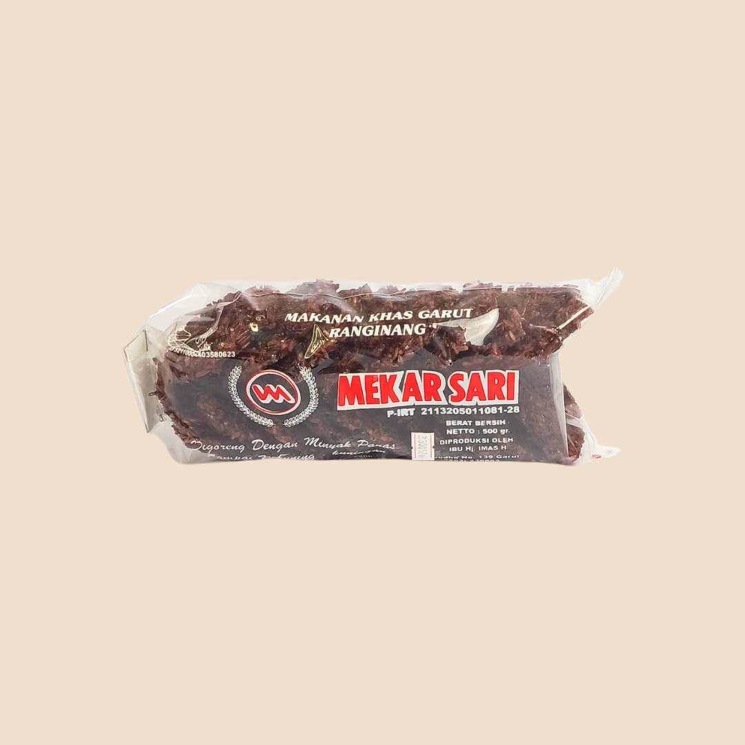 Ranginang Ketan Hitam 500gr MEKARSARI