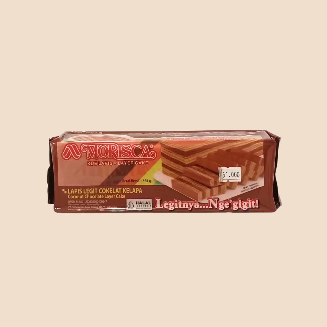 Lapis Legit Cokelat Kelapa MORISCA